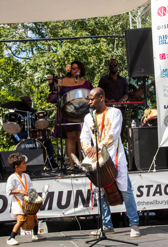 Sims Ave Block Party + Family Fringe Day at the Providence Fringe Festival, presented by Wilbury Theatre Group; photo by Erin X. Smithers.