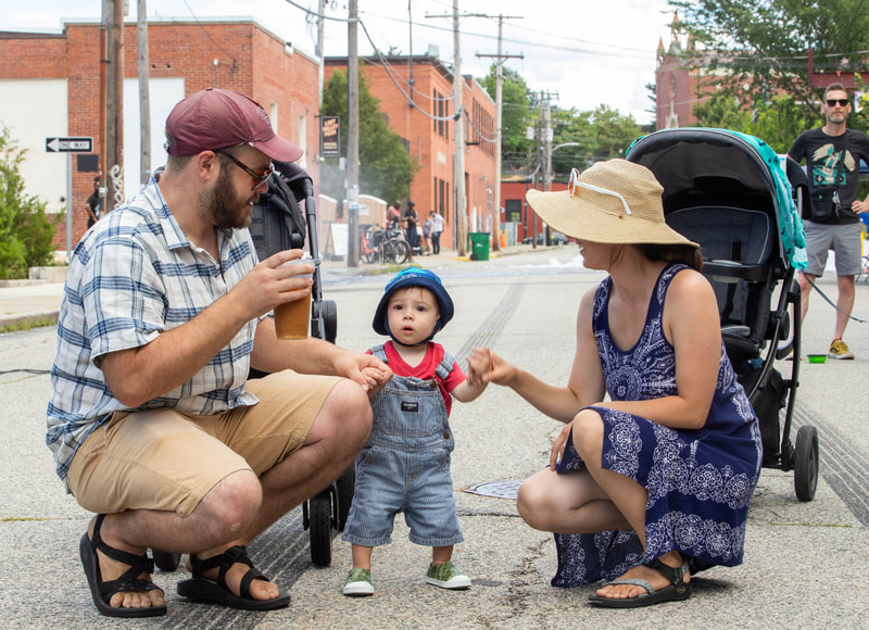 Sims Ave Block Party + Family Fringe Day at the Providence Fringe Festival, presented by Wilbury Theatre Group; photo by Erin X. Smithers.