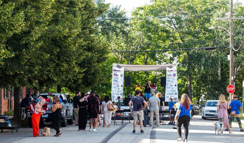 Sims Ave Block Party + Family Fringe Day at the Providence Fringe Festival, presented by Wilbury Theatre Group; photo by Erin X. Smithers.